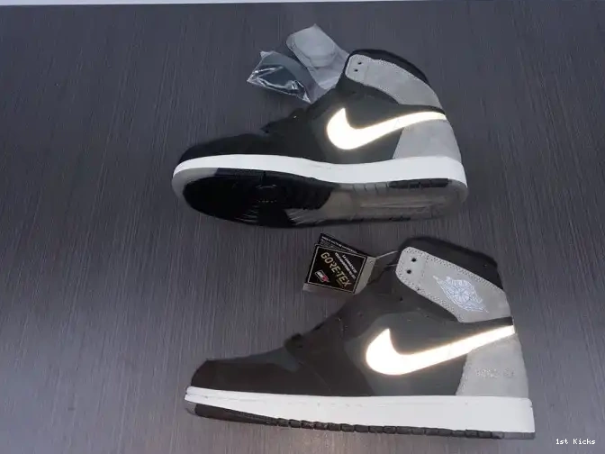 1st Kicks Shoes Black Retro Element Particle Gore-Tex Jordan Grey High DB2889-001 1 0608
